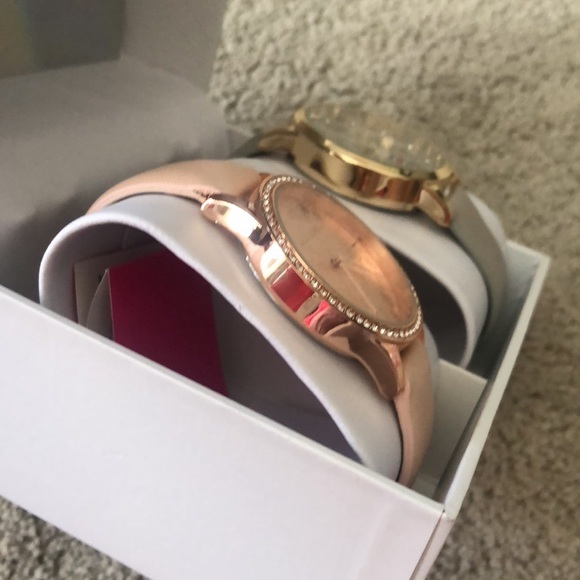 Rampage Bumblebee‎ & Rose Gold Watch Set New - Picture 8 of 14